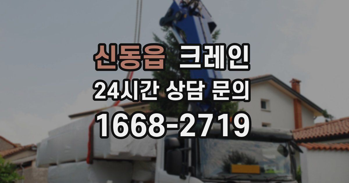 신동읍 크레인