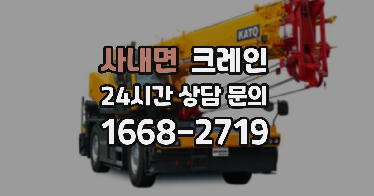 사내면 크레인