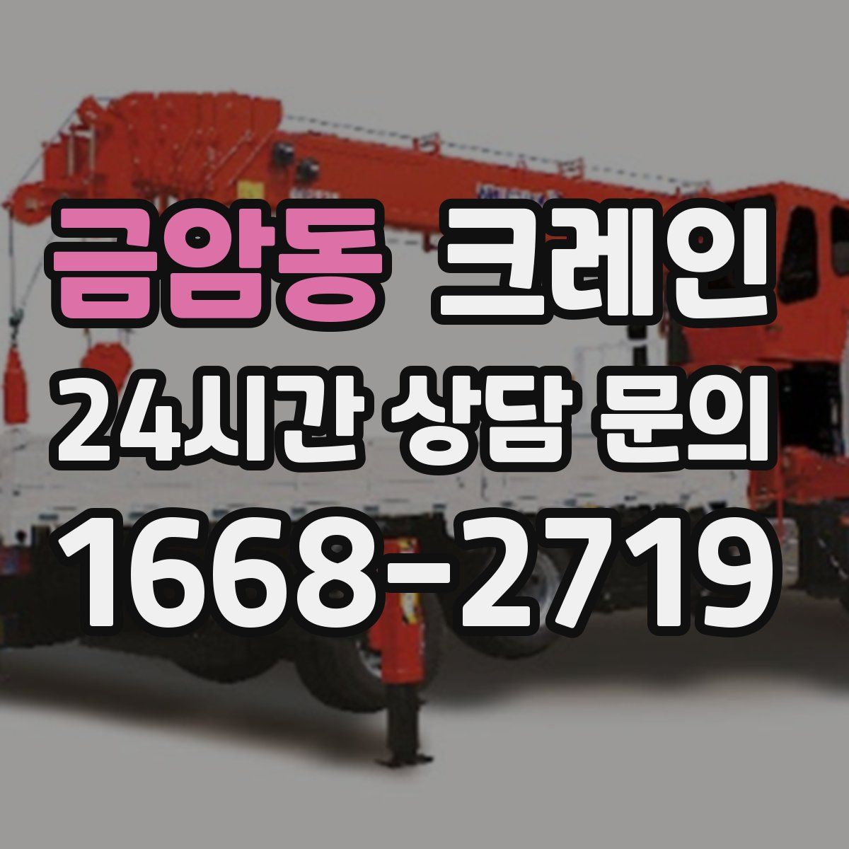 금암동 카고 크레인