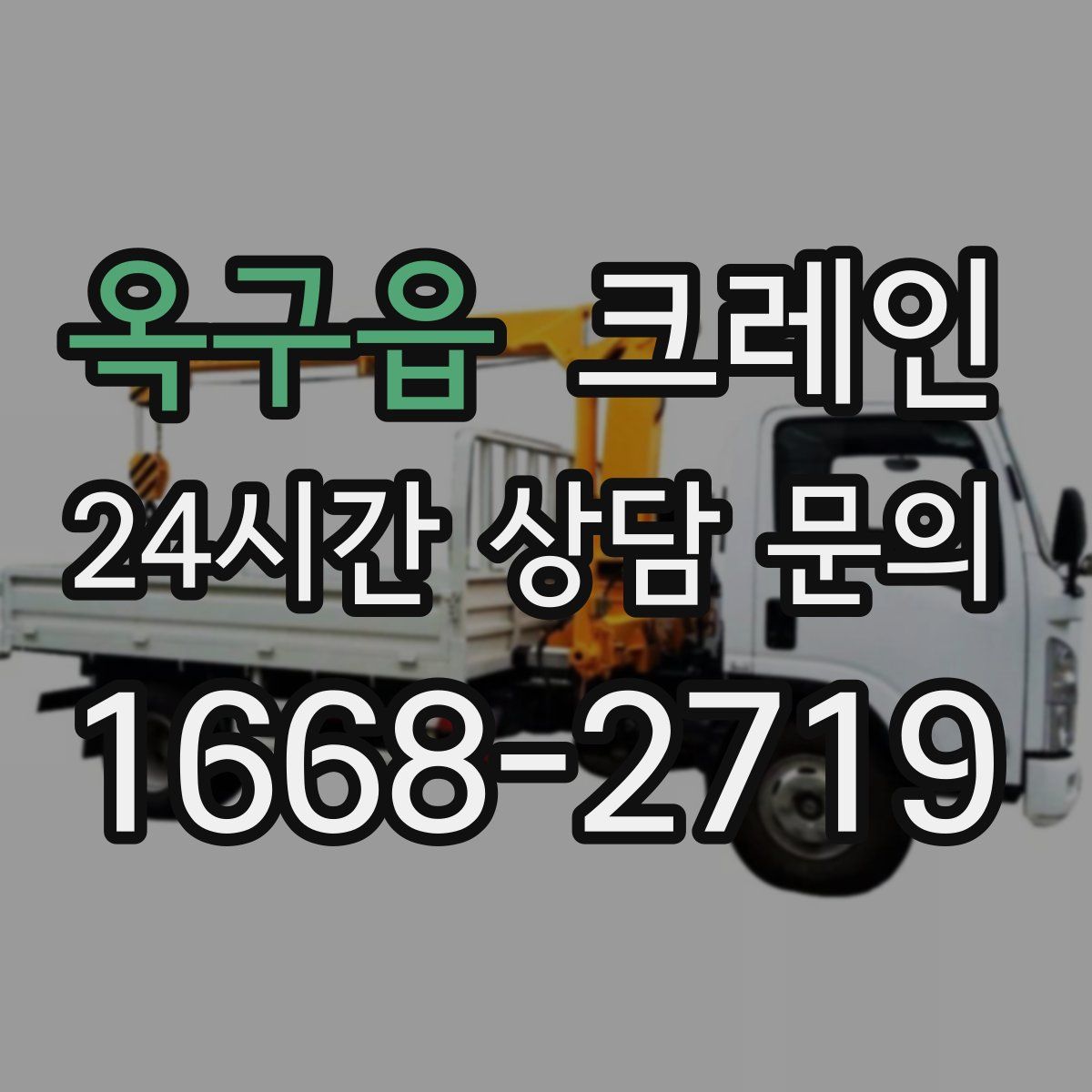 옥구읍 카고 크레인