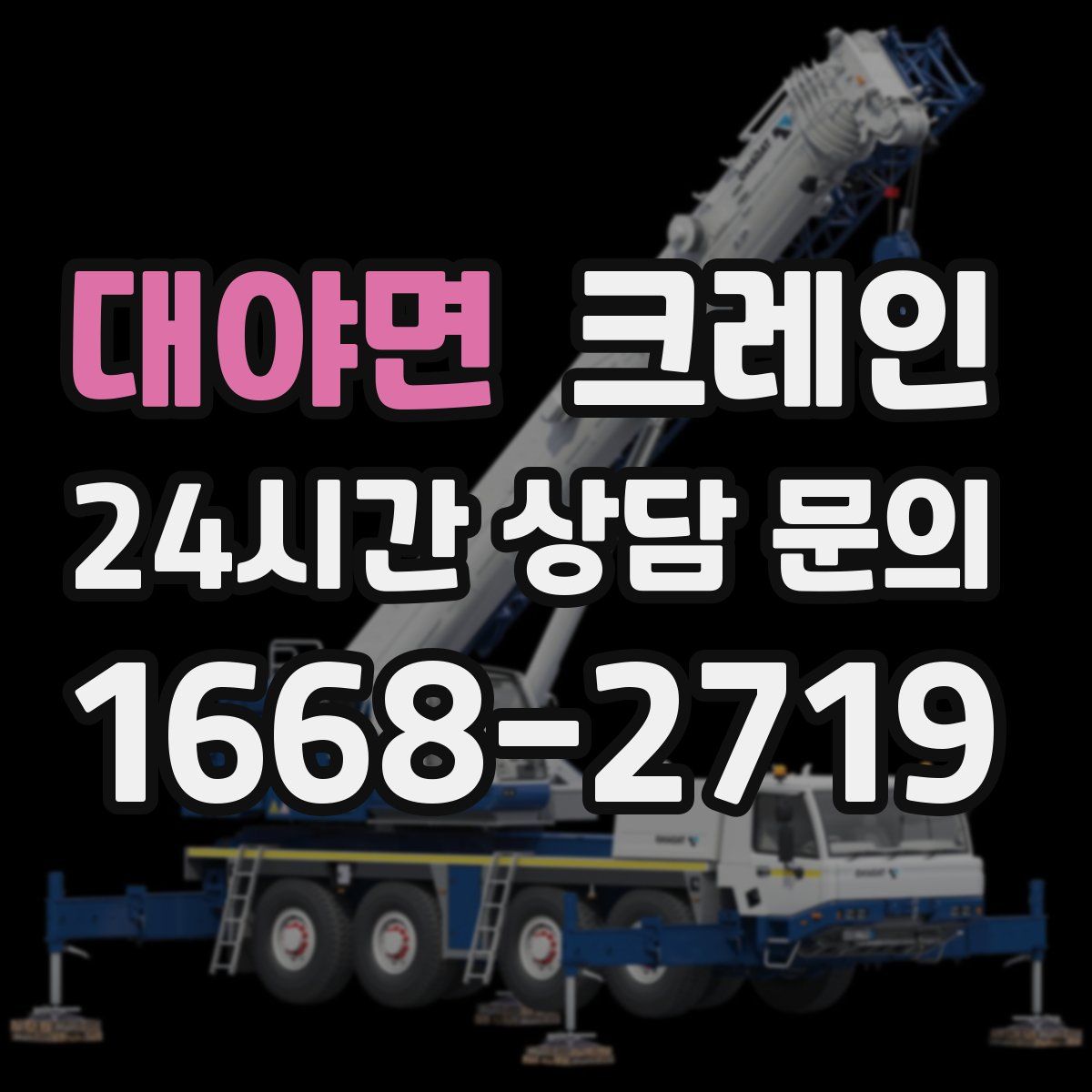 대야면 카고 크레인