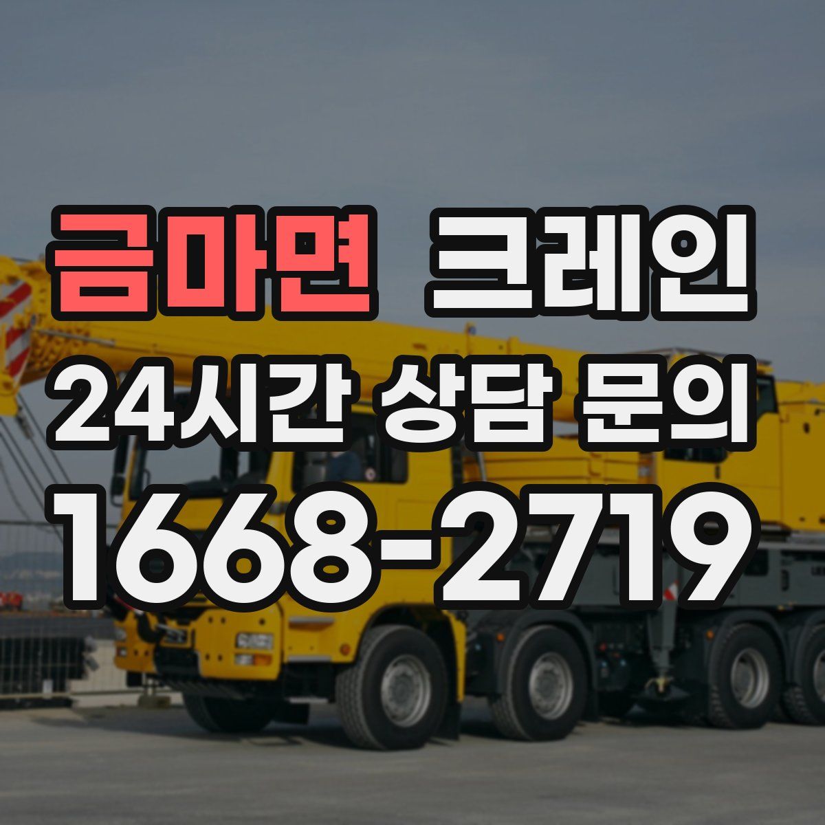금마면 카고 크레인