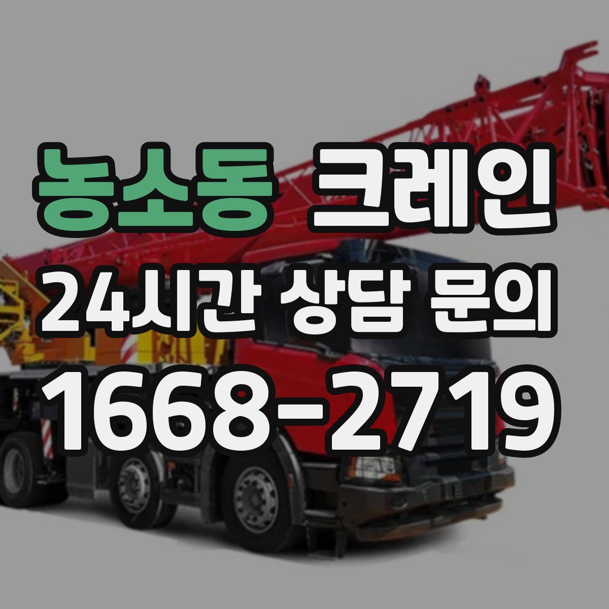 농소동 카고 크레인