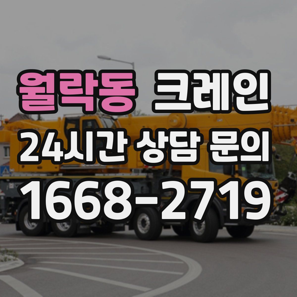 월락동 카고 크레인