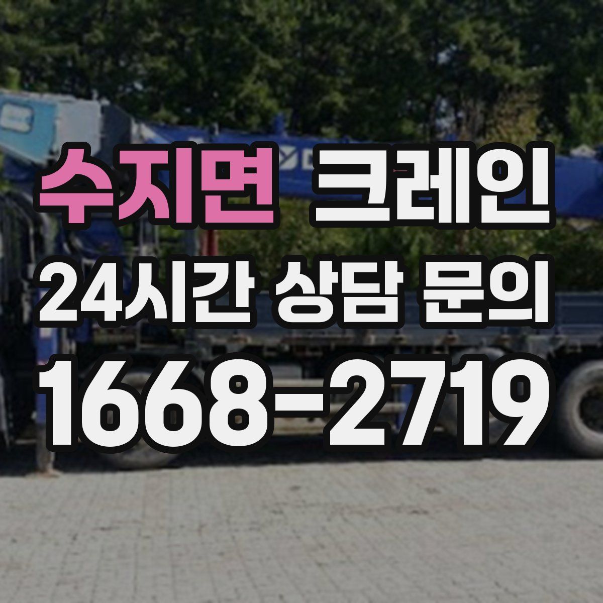 수지면 카고 크레인