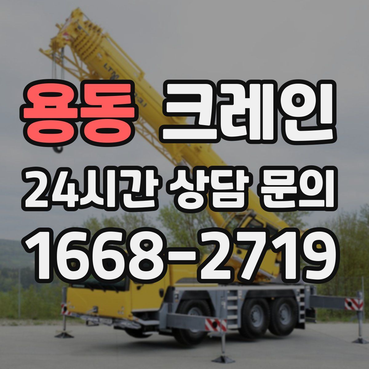 용동 카고 크레인