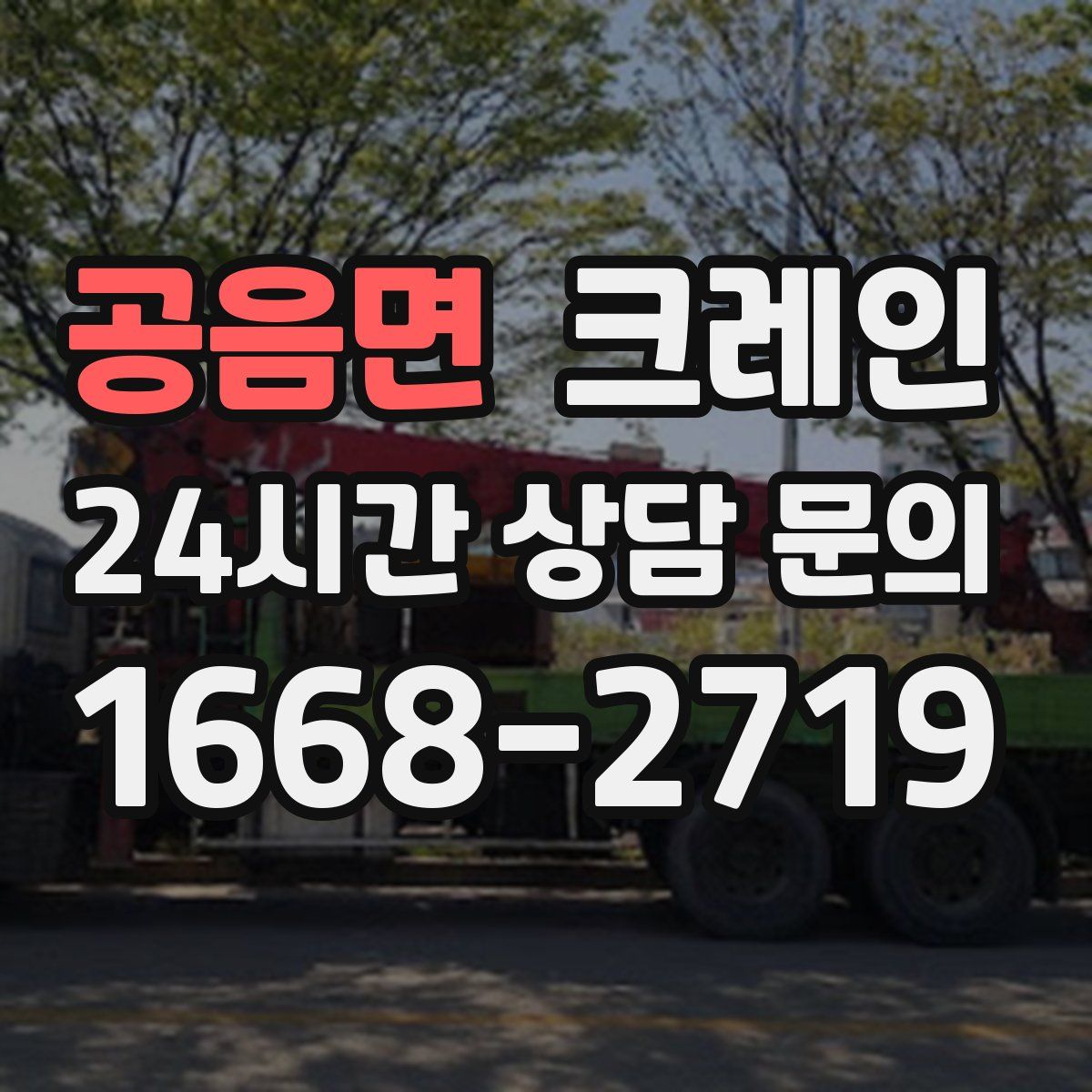 공음면 카고 크레인