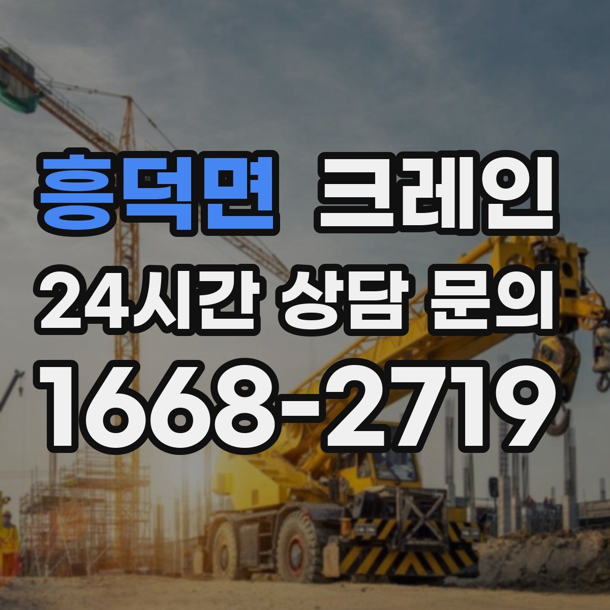 흥덕면 카고 크레인
