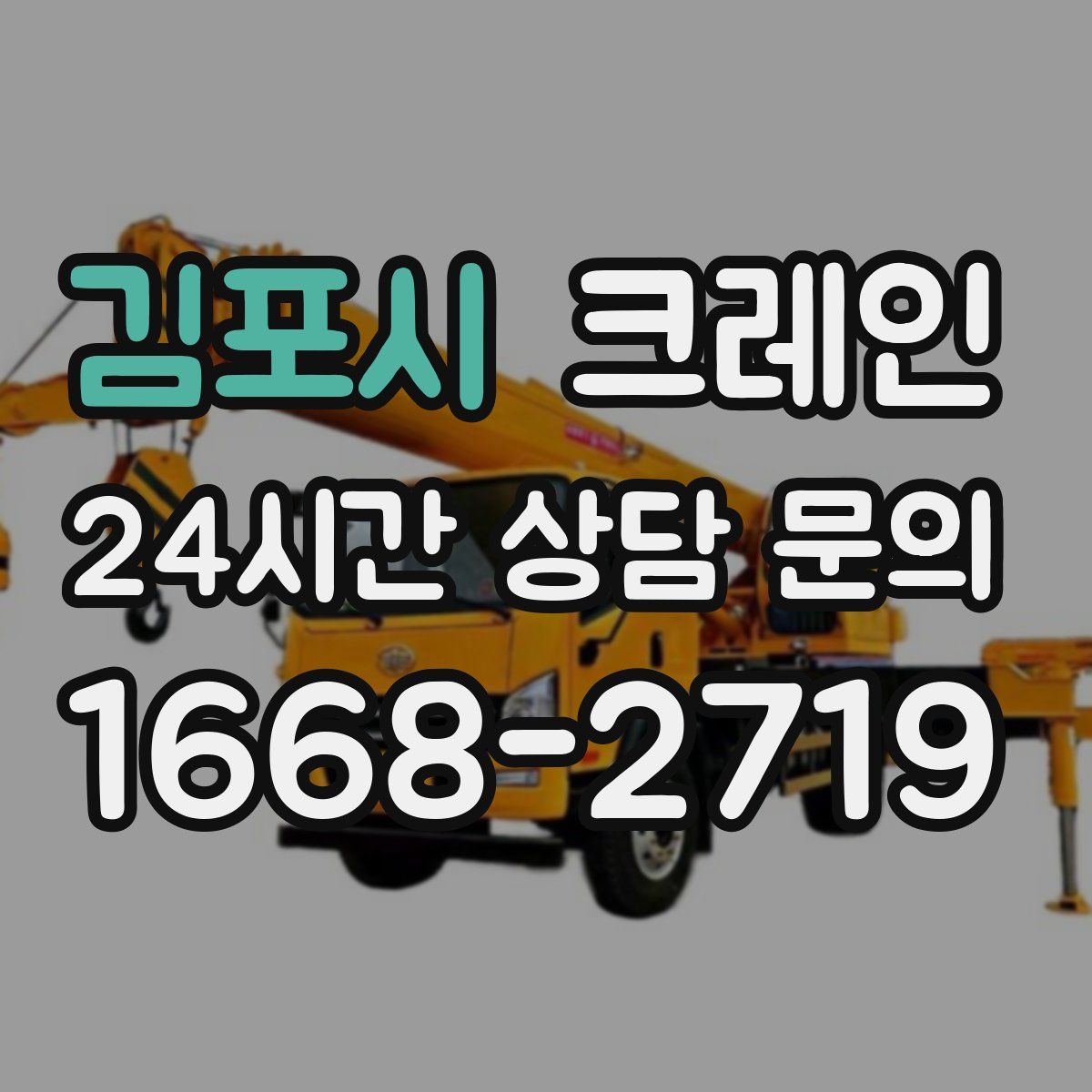 김포시 카고 크레인