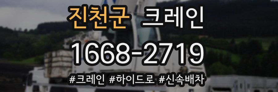 진천군 크레인 작업