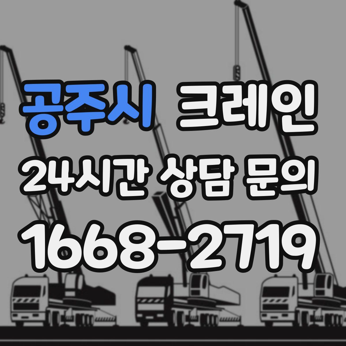 공주시 카고 크레인
