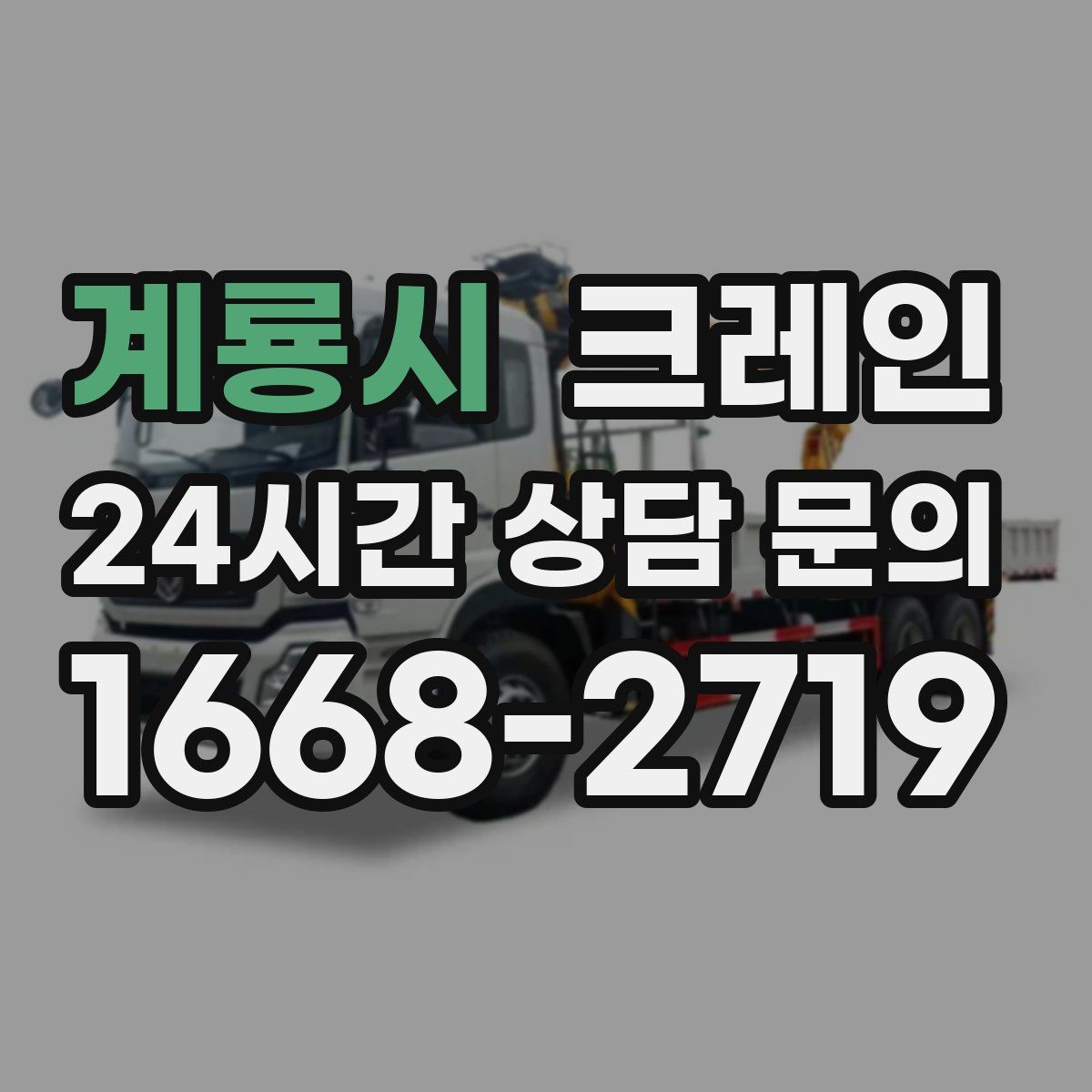 계룡시 카고 크레인