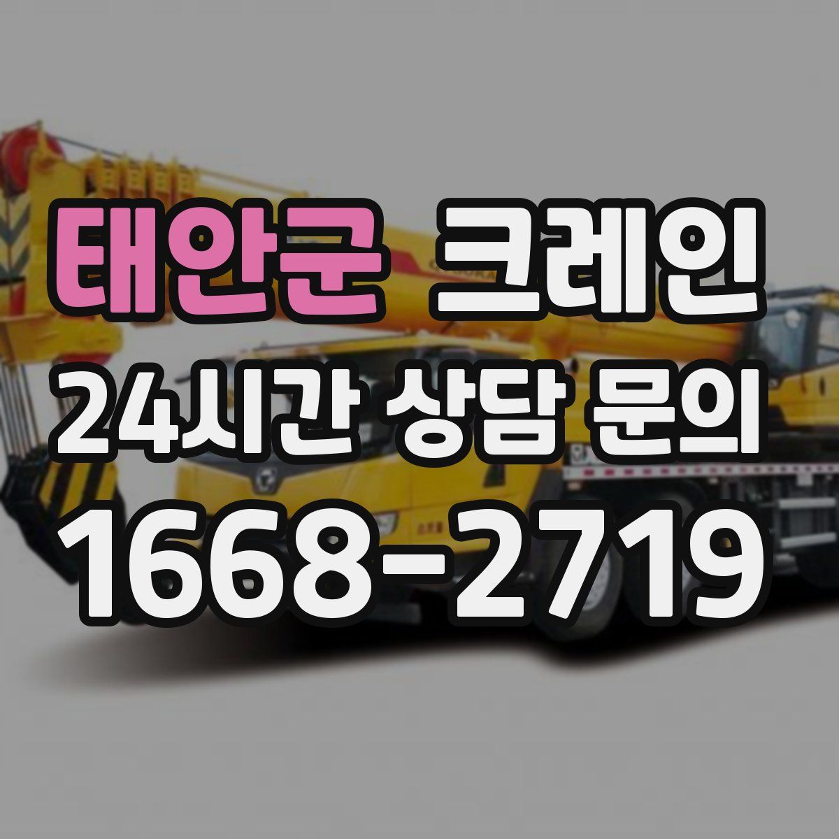 태안군 카고 크레인