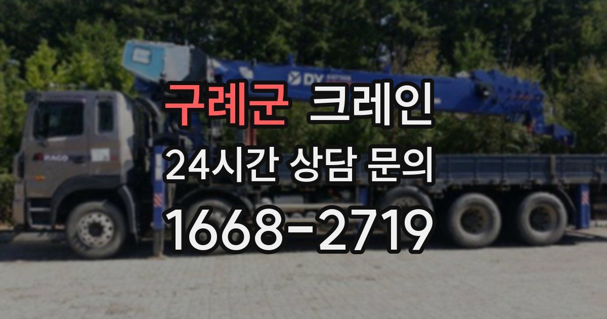 구례군 크레인