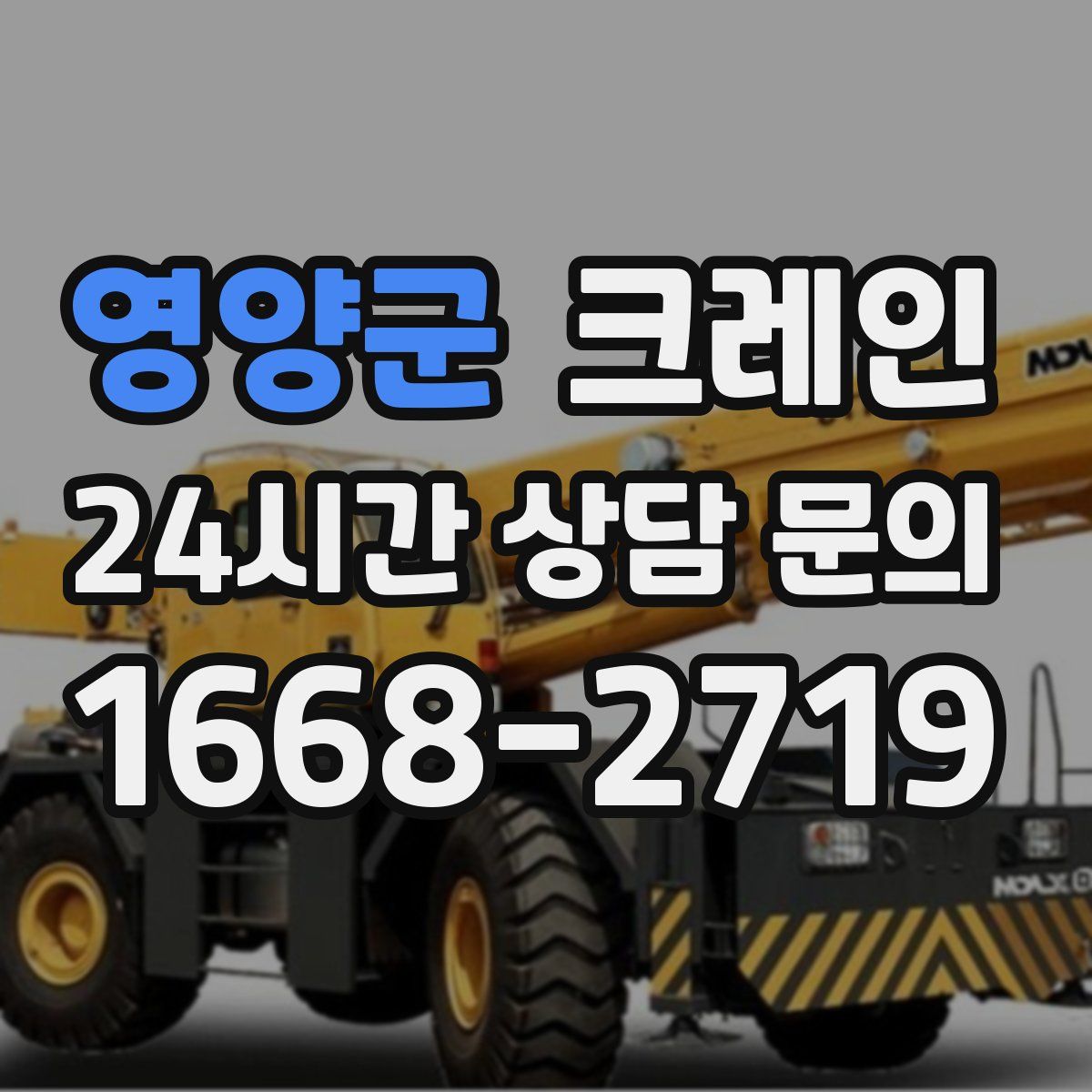 영양군 카고 크레인