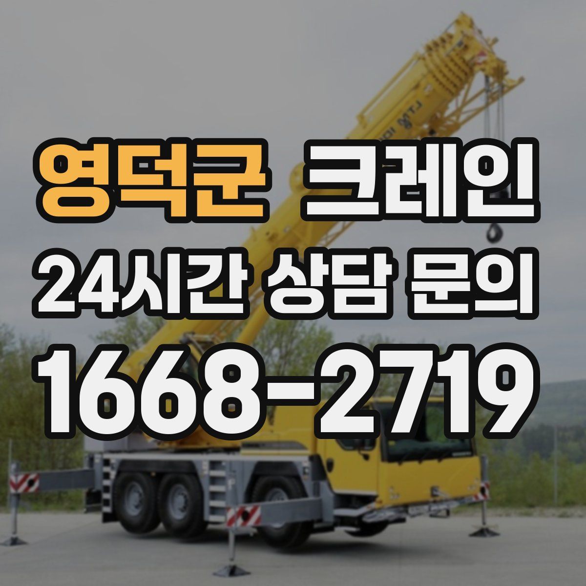 영덕군 카고 크레인