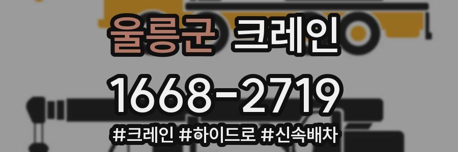 울릉군 크레인 작업