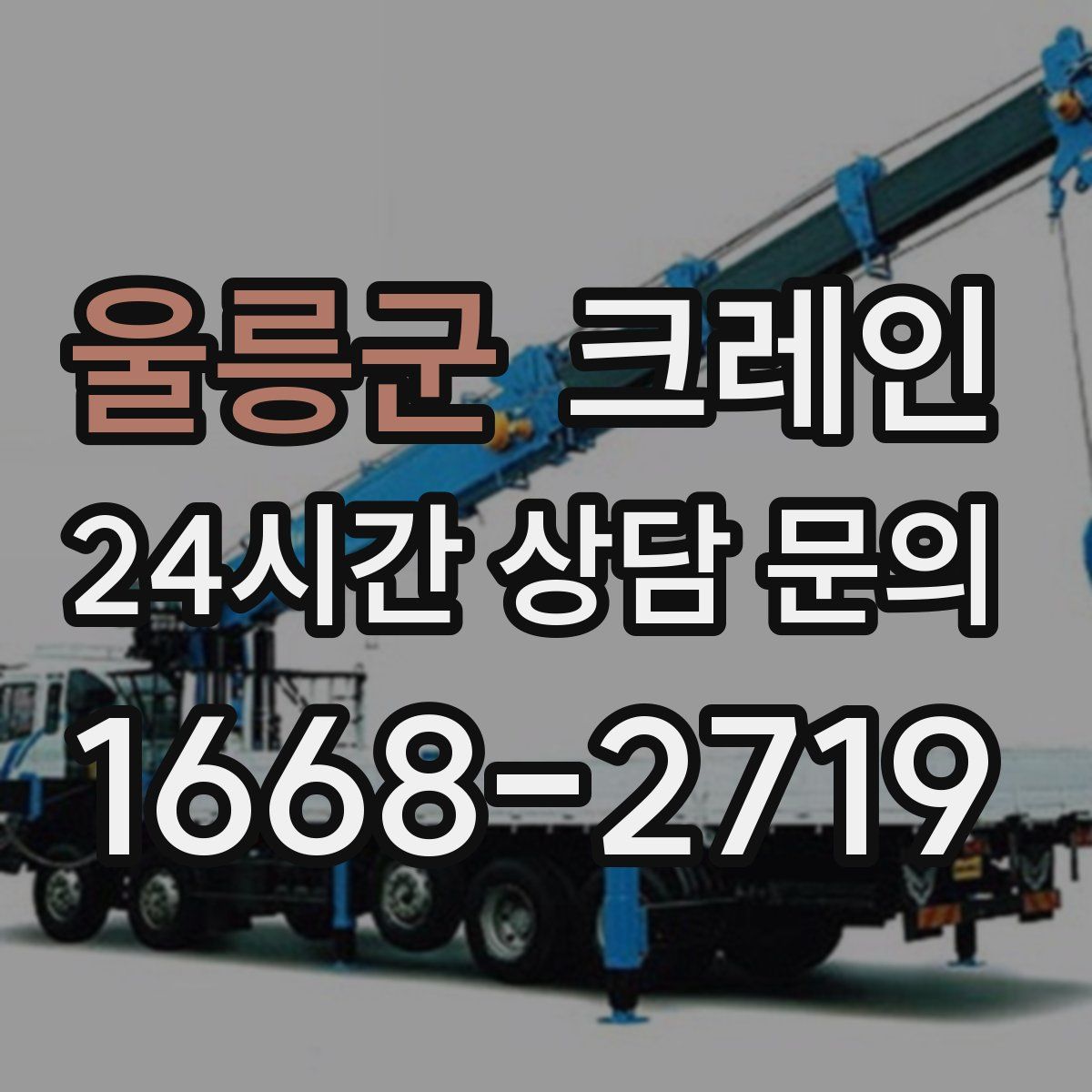 울릉군 카고 크레인