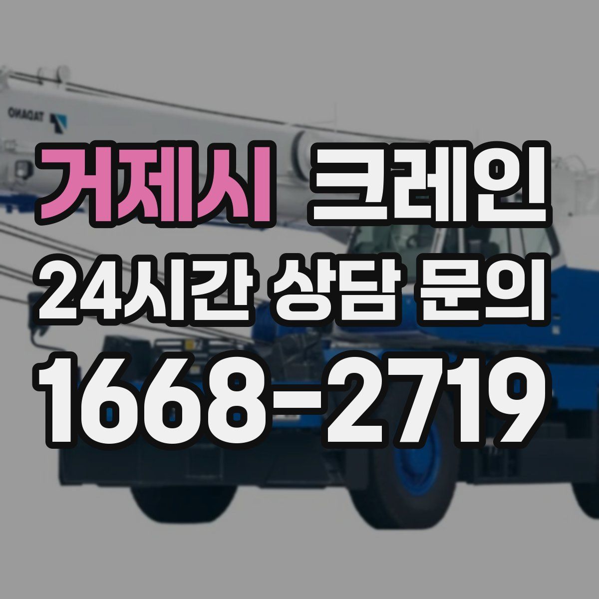 거제시 카고 크레인