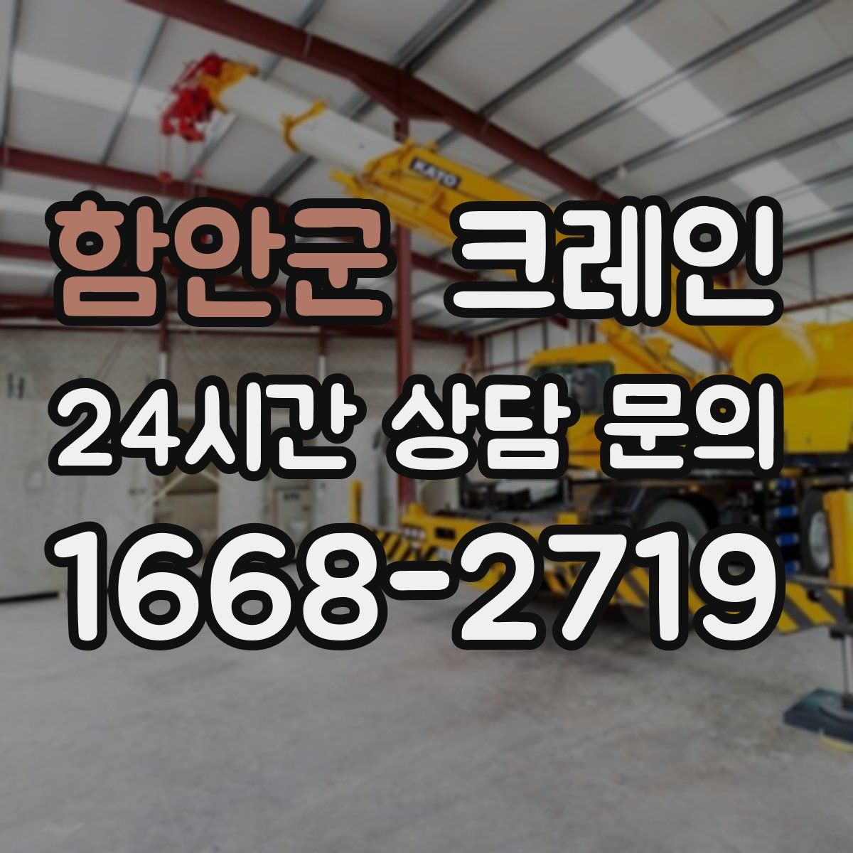 함안군 카고 크레인