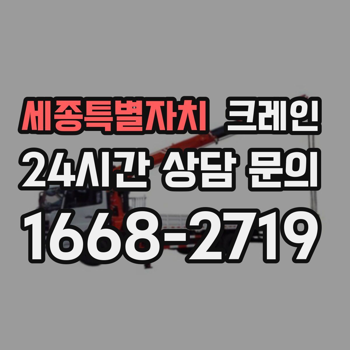 세종특별자치 카고 크레인