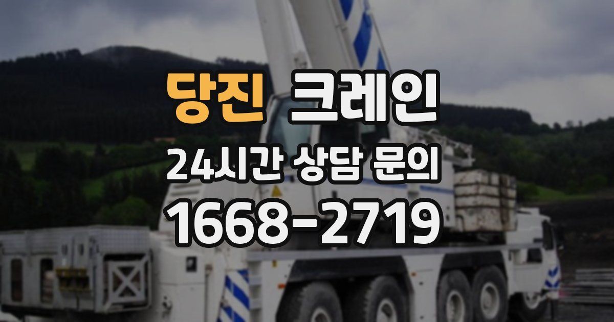 당진 크레인