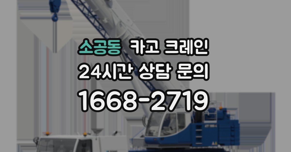 소공동 크레인