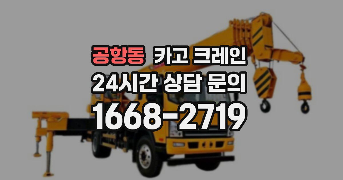 공항동 크레인