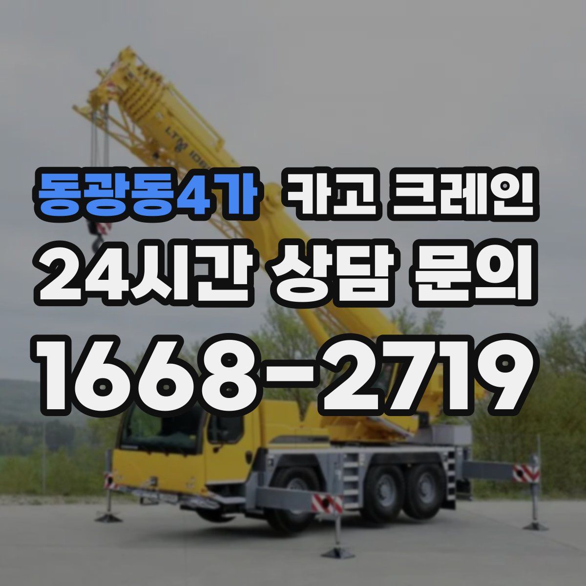 동광동4가 카고 크레인