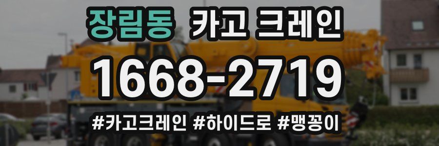 장림동 크레인 작업