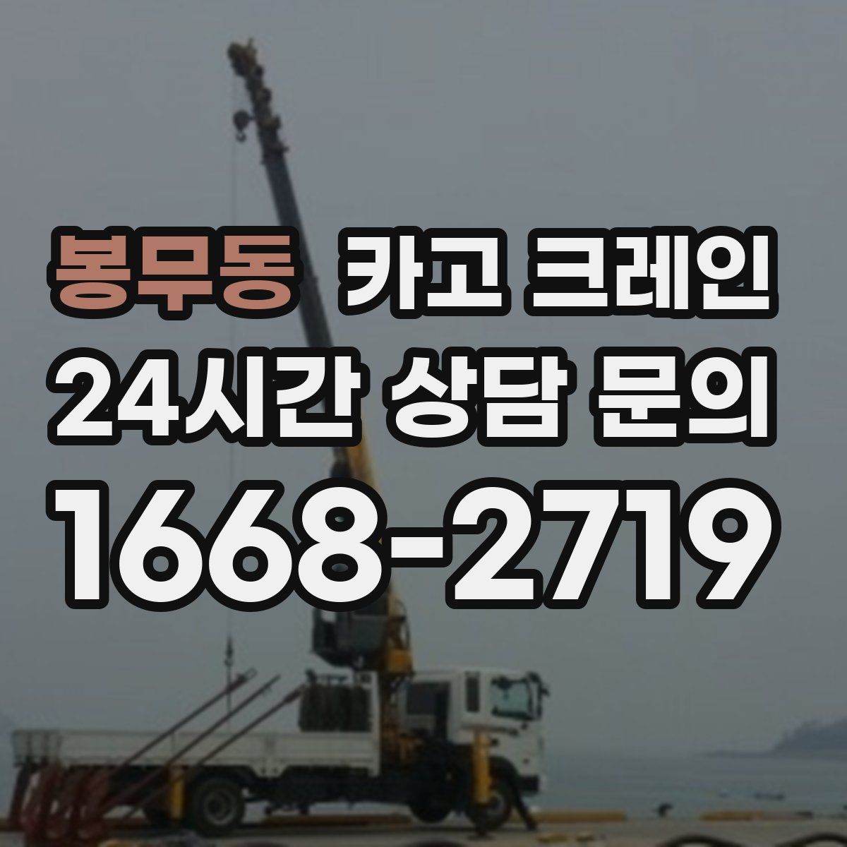 봉무동 카고 크레인