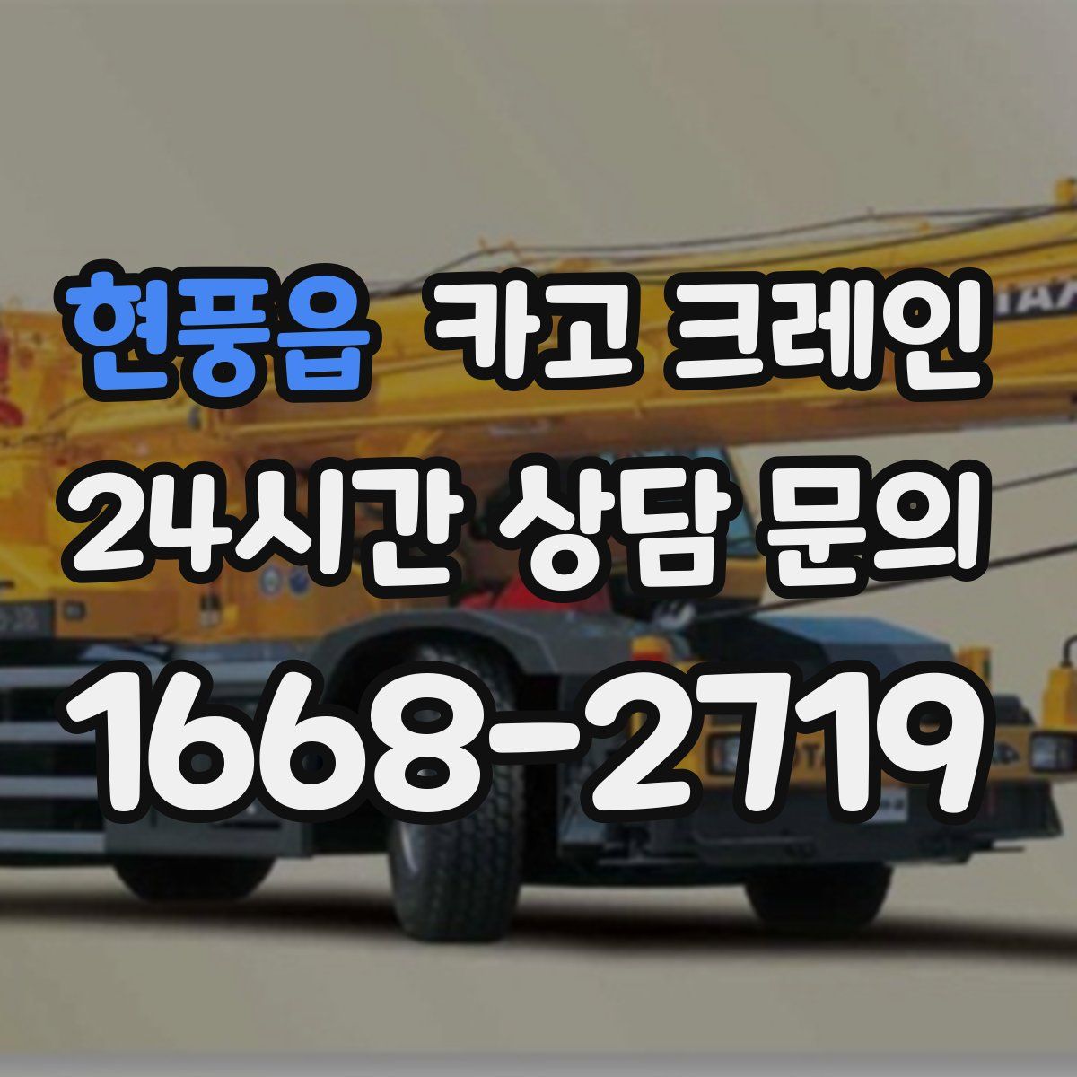 현풍읍 카고 크레인