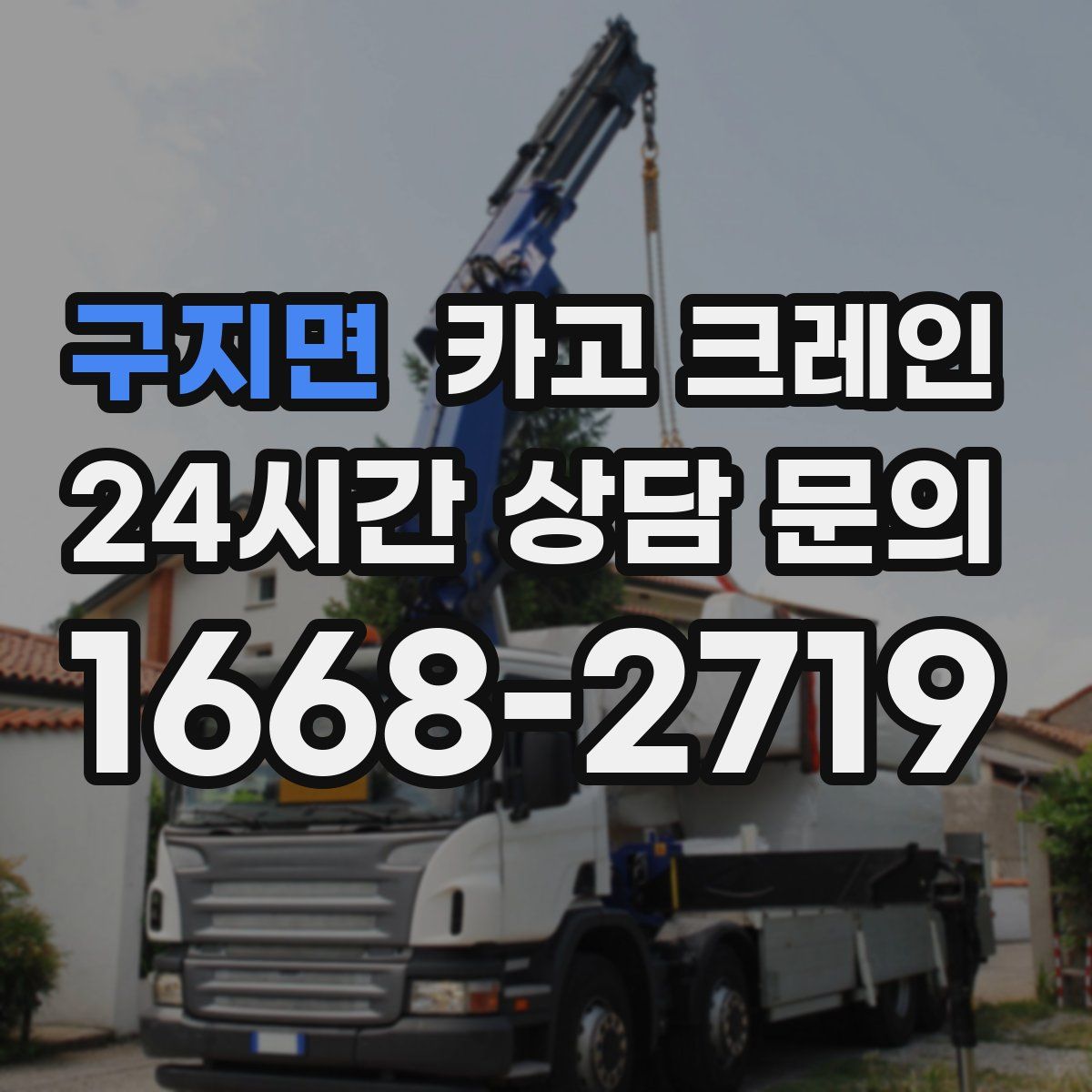 구지면 카고 크레인