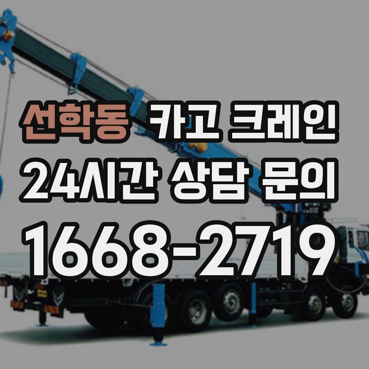 선학동 카고 크레인