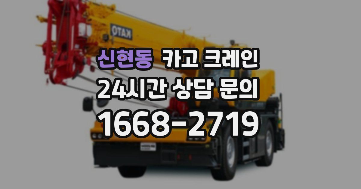 신현동 크레인