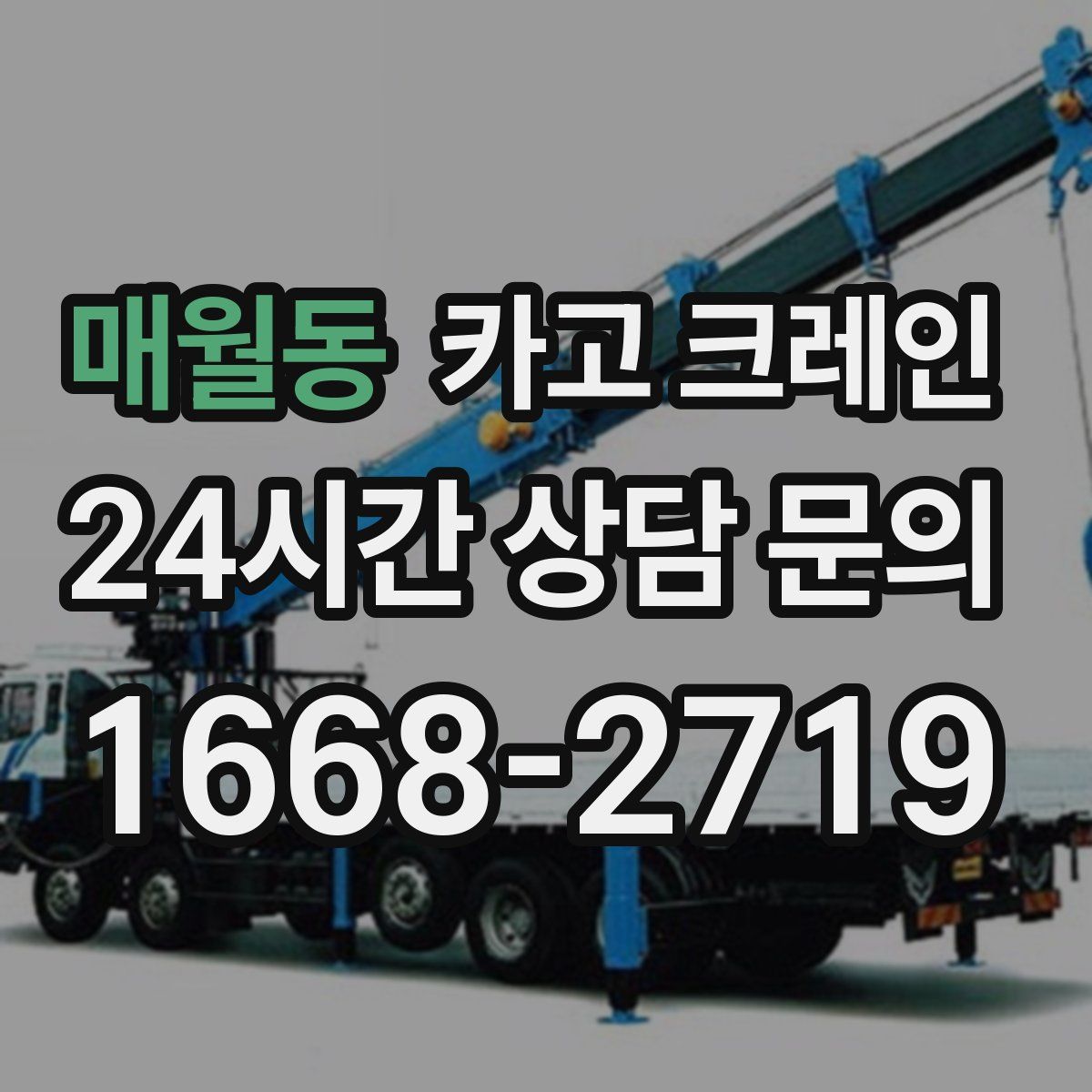 매월동 카고 크레인