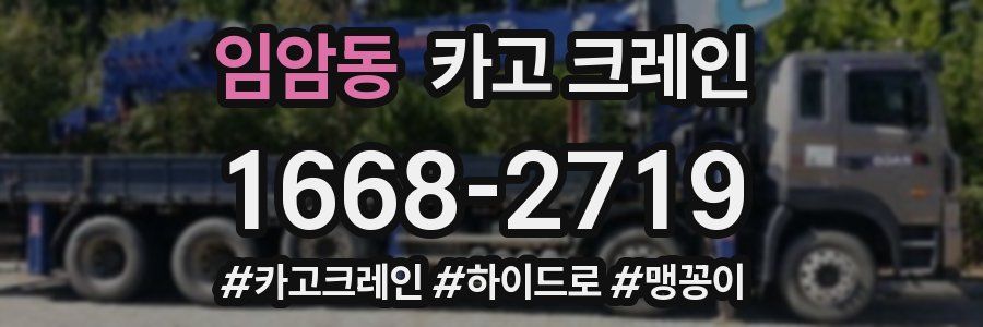 임암동 크레인 작업