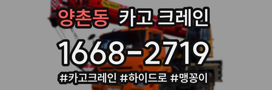 양촌동 크레인 작업