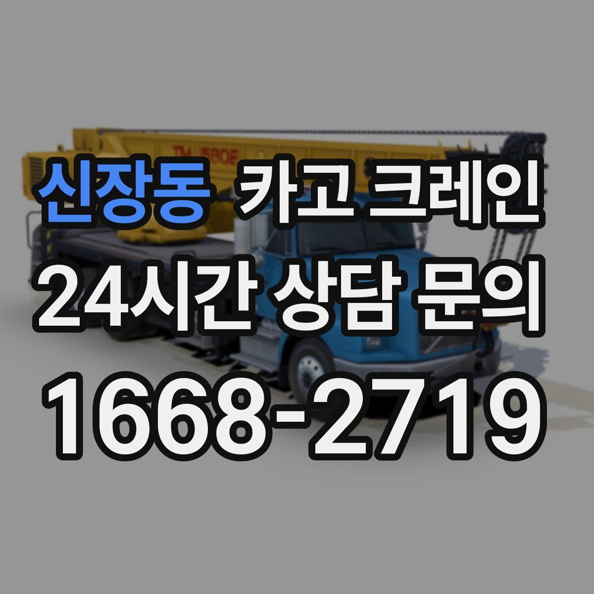 신장동 카고 크레인