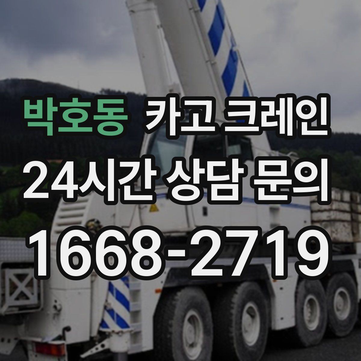 박호동 카고 크레인 물류 창고 하역 효율 높이기