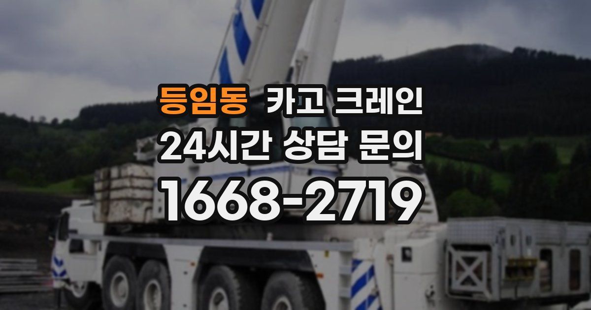 등임동 크레인