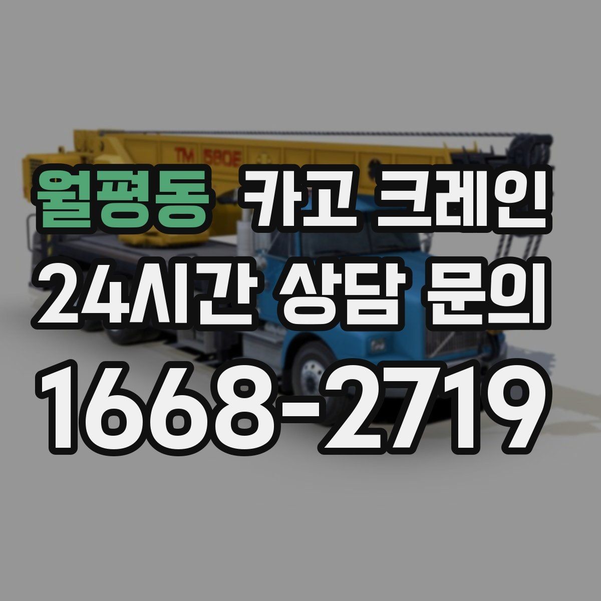 월평동 카고 크레인 장비 종류별 장단점 한 번에 정리