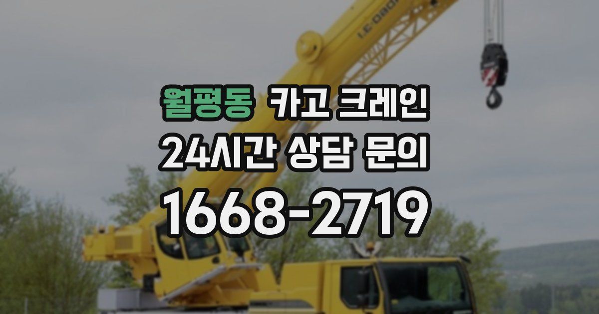 월평동 크레인