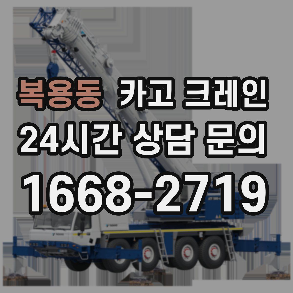 복용동 카고 크레인