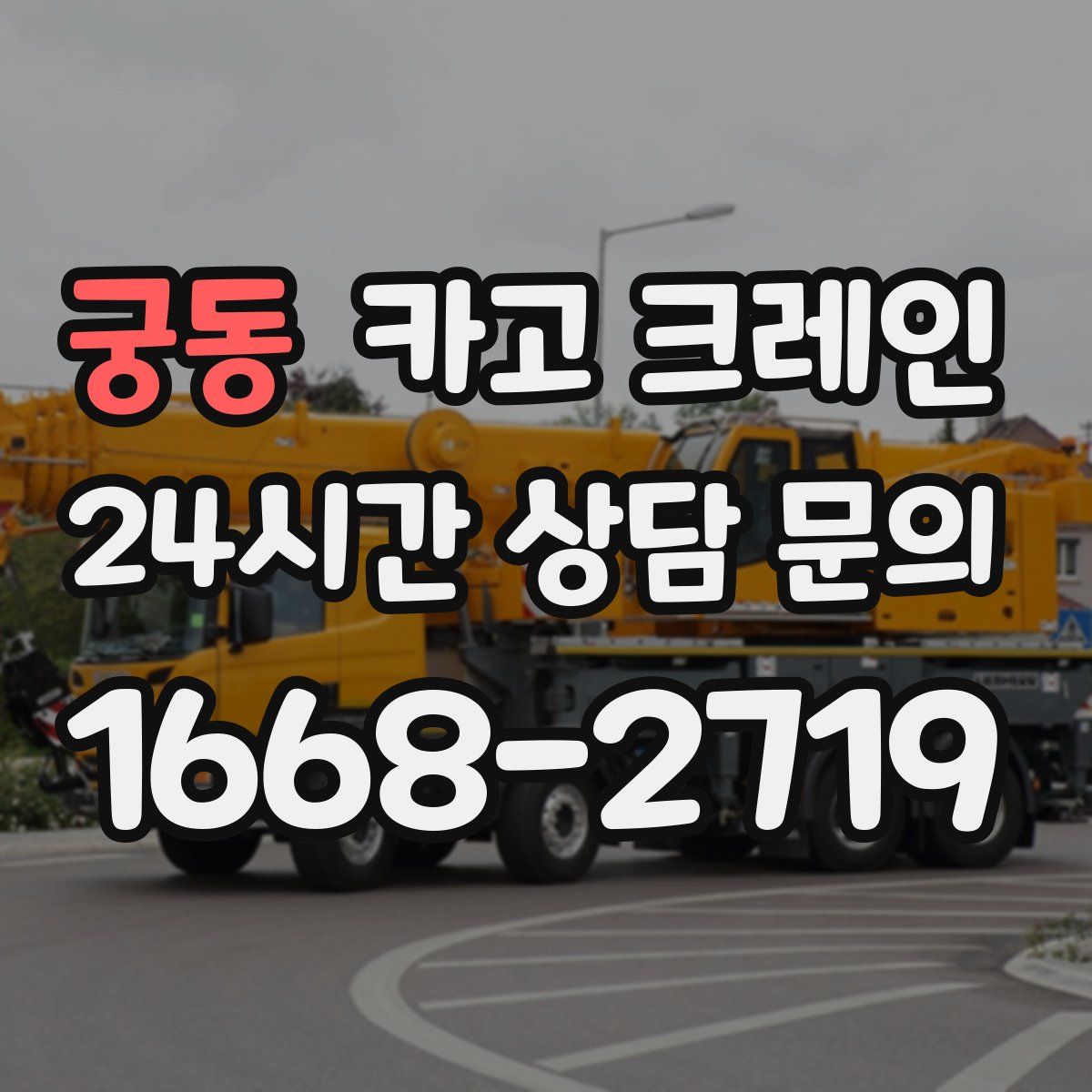 궁동 카고 크레인