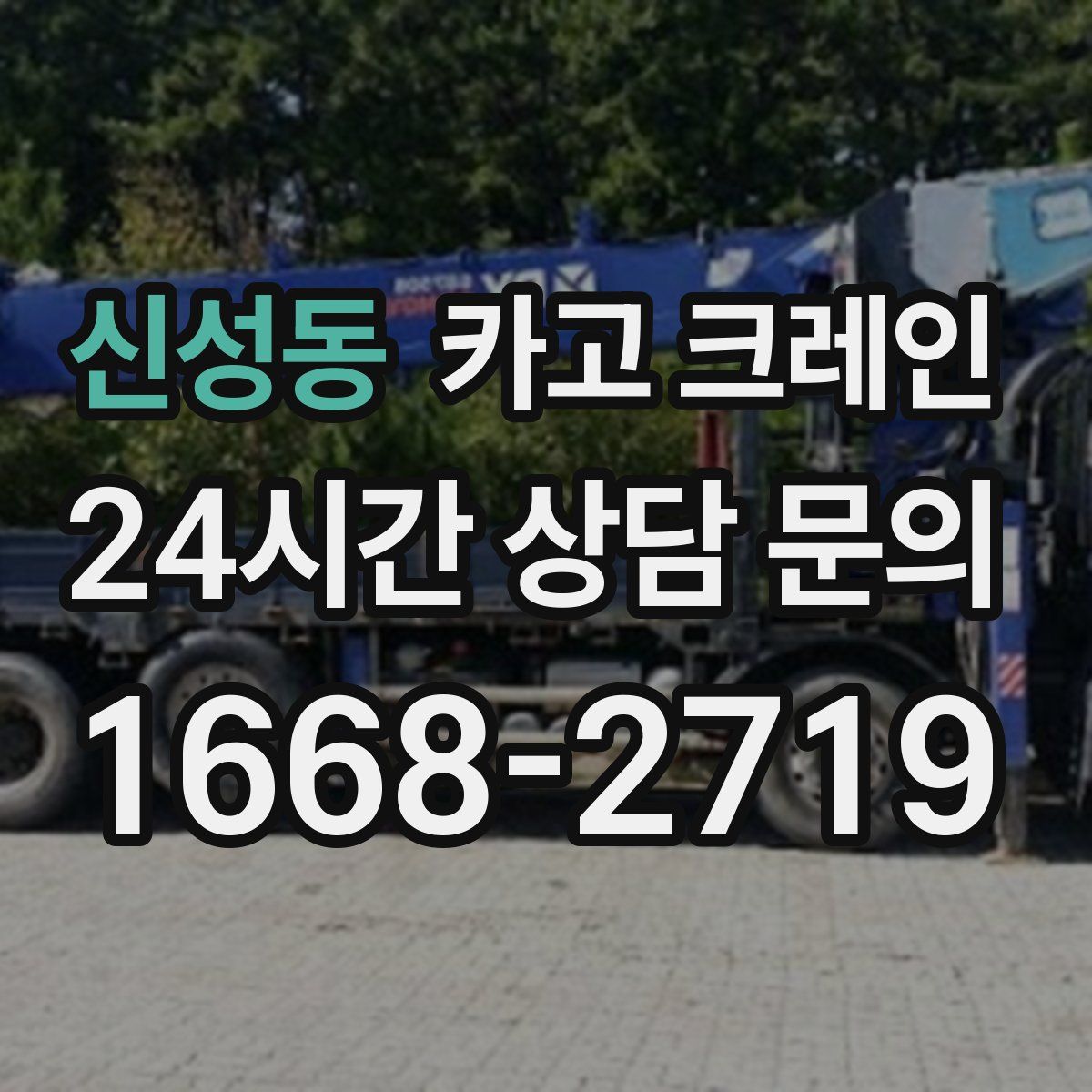 신성동 카고 크레인