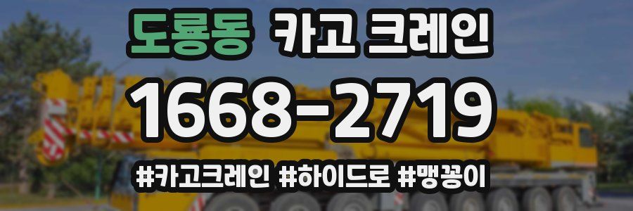 도룡동 크레인 작업