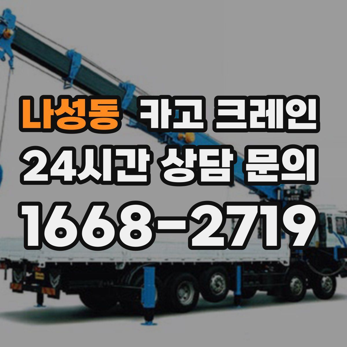 나성동 카고 크레인