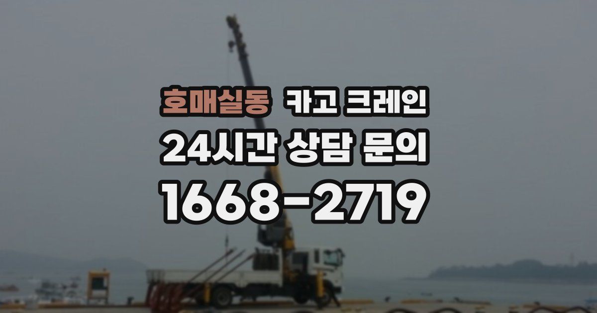 호매실동 크레인