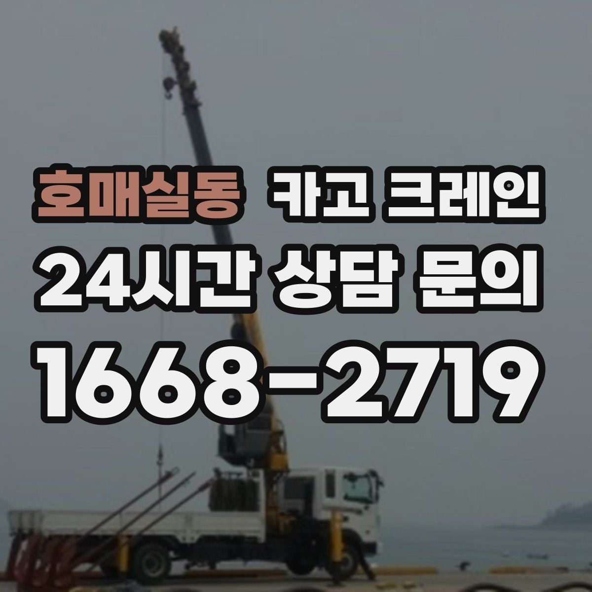 호매실동 카고 크레인